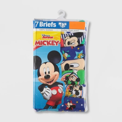 Disney Toddler Boys' 7 Pack Underwear Mickey Mouse By Handcraft 2T-3T 2 Disney Toddler Boys' 7 Pack Underwear Mickey Mouse By Handcraft 2T-3T - Image 2