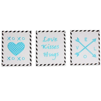 Bacati - Love Aztec Print Black Turquoise 10 Pc Crib Bedding Set With Long Rail Guard Cover 2 Bacati - Love Aztec Print Black Turquoise 10 Pc Crib Bedding Set With Long Rail Guard Cover - Image 2