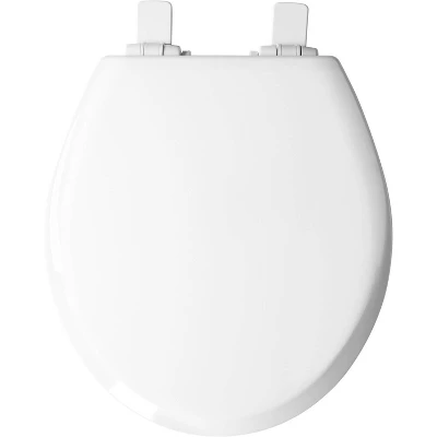 Mayfair By Bemis NextStep2 Never Loosens Round Enameled Wood Children's Potty Training Toilet Seat With Easy Clean And Slow Close Hinge - White 2 Mayfair By Bemis NextStep2 Never Loosens Round Enameled Wood Children's Potty Training Toilet Seat With Easy Clean And Slow Close Hinge - White - Image 2