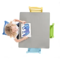 5pc Kids' Wood Table And Chair Set Green/Blue/Gray - Humble Crew -Delta Children Sales Store GUEST 878622f0 c2c6 412c 8365 6413403a190d