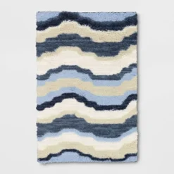 Waves Area Kids' Rug Blue/Green - Pillowfort™ -Delta Children Sales Store GUEST 88b37060 c8c9 4d23 807f 7acdc0429446