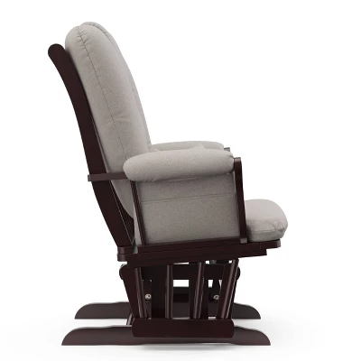 Storkcraft Tuscany Espresso Frame Glider And Ottoman 6 Storkcraft Tuscany Espresso Frame Glider And Ottoman - Image 6