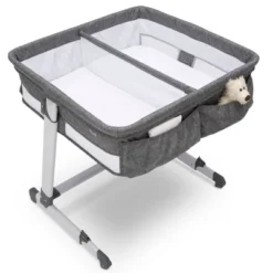 Delta Children Simmons Kids' By The Bed City Sleeper Bassinet For Twins - Gray -Delta Children Sales Store GUEST 8d4def72 2dc4 4d36 ac62 3454ecd0216b