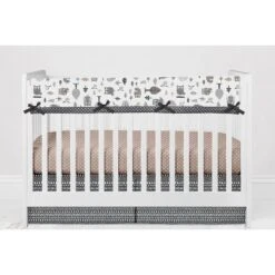 Bacati - Owls In The Woods Beige/Gray 6 Pc Crib Bedding Set With Long Rail Guard Cover 18 Bacati - Owls In The Woods Beige/Gray 6 Pc Crib Bedding Set With Long Rail Guard Cover -Delta Children Sales Store GUEST 8db40268 4627 46d5 ade6 47386b4ee8f5