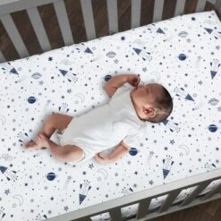 Lambs & Ivy Sky Rocket 5-Piece Blue Galaxy/Space Nursery Baby Crib Bedding Set 9 Lambs & Ivy Sky Rocket 5-Piece Blue Galaxy/Space Nursery Baby Crib Bedding Set -Delta Children Sales Store GUEST 941bb066 b4dd 4b7d 867c e84206a54cfa