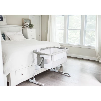 Baby Delight Beside Me Dreamer Deluxe Bassinet And Bedside Sleeper - Quilted Pebble Gray 6 Baby Delight Beside Me Dreamer Deluxe Bassinet And Bedside Sleeper - Quilted Pebble Gray - Image 6