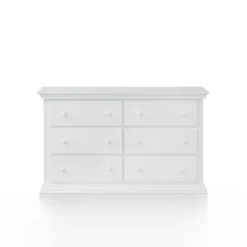 Suite Bebe Celeste 6 Drawer Double Dresser - White