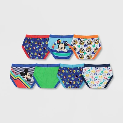 Disney Toddler Boys' 7 Pack Underwear Mickey Mouse By Handcraft 2T-3T 1 Disney Toddler Boys' 7 Pack Underwear Mickey Mouse By Handcraft 2T-3T