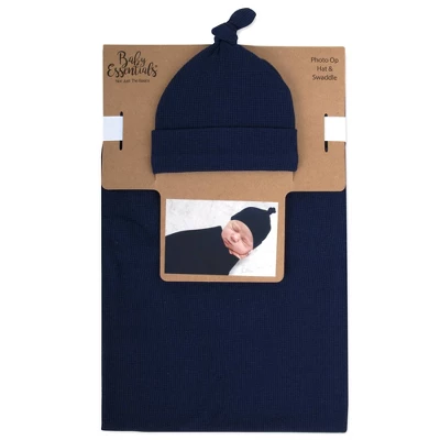 Baby Essentials Swaddle Blanket And Cap 4 Baby Essentials Swaddle Blanket And Cap - Image 4