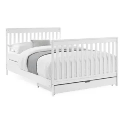 Delta Children Mercer Deluxe 6-in-1 Convertible Crib With Underdrawer Storage - Bianca White -Delta Children Sales Store GUEST 9e128508 22fe 428d 93e5 fd830a3cf10e