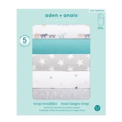 Aden + Anais Essentials Easy Swaddle Wrap - 0-3 Months - 5pk -Delta Children Sales Store GUEST a1ce76a9 b8c5 4d6e 9607 9a0ba1182a19