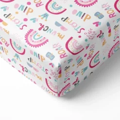 Bacati - Little Dino Girls Fuchsia/Aqua Muslin 5 Pc Crib Bedding Set With Long Crib Rail Guard Cover 10 Bacati - Little Dino Girls Fuchsia/Aqua Muslin 5 Pc Crib Bedding Set With Long Crib Rail Guard Cover -Delta Children Sales Store GUEST a3e970a3 3d38 47a1 9dc6 771723a9dc10