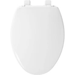Mayfair By Bemis Little2Big Never Loosens Elongated Plastic Children's Potty Training Toilet Seat With Slow Close Hinge - White -Delta Children Sales Store GUEST a4a9eca4 9feb 4018 aaa9 9cfabf8b3de7