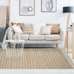 Handwoven Eco-Friendly Jute And Cotton Chevron Tassel Indoor Area Rug Or Runner By Blue Nile Mills -Delta Children Sales Store GUEST ab0a3135 b242 4d88 be01 26ad209a4d7d