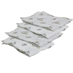 Bacati - Happy Monkeys Green/Gray/Beige Unisex Muslin Swaddling Blankets Set Of 4 6 Bacati - Happy Monkeys Green/Gray/Beige Unisex Muslin Swaddling Blankets Set Of 4 -Delta Children Sales Store GUEST af87d7cb 8495 4f17 9b3c 5c159172bba1