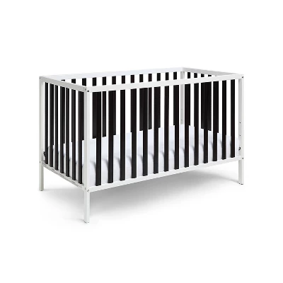Baby Cache Deux Remi 3-in-1 Convertible Island Crib - White/Black 1 Baby Cache Deux Remi 3-in-1 Convertible Island Crib - White/Black