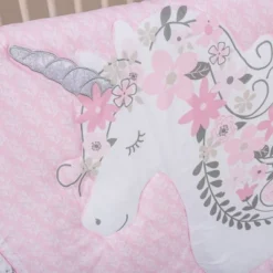 Sammy & Lou Unicorn Floral Crib Bedding Set - 4pc -Delta Children Sales Store GUEST b6b2e9dc 7a55 4686 8e39 dca4e2b0d54b