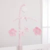 NoJo Countryside Floral - Pink Plush Flowers Musical Mobile