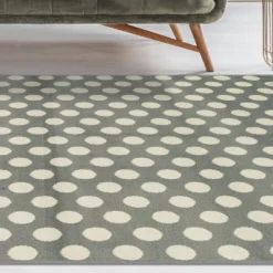 Polka Dot Abstract Modern Contemporary Transitional Eclectic Plush Ultra-Soft High-Traffic Long-Lasting Indoor Area Rug By Blue Nile Mills -Delta Children Sales Store GUEST b7e5f798 7d27 41d7 8a2f c3c3ccfcf87b