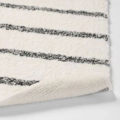 Striped Kids' Bath Rug Black & White - Pillowfort™ -Delta Children Sales Store GUEST b7e68b59 fda0 431a b382 03b44abbf386
