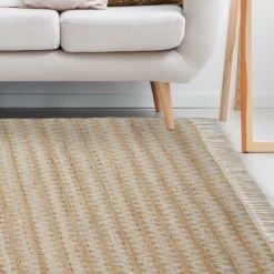 Handwoven Eco-Friendly Jute And Cotton Chevron Tassel Indoor Area Rug Or Runner By Blue Nile Mills -Delta Children Sales Store GUEST bbbf95aa 2af8 4ed3 85bf d9b85176bdcd