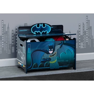 Delta Children Batman Deluxe Toy Box - Greenguard Gold Certified 1 Delta Children Batman Deluxe Toy Box - Greenguard Gold Certified