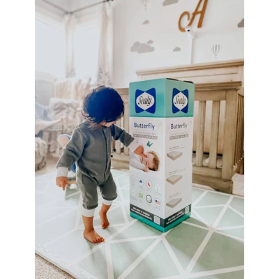 Sealy Butterfly Breathable Knit Crib And Toddler Mattress 5 Sealy Butterfly Breathable Knit Crib And Toddler Mattress - Image 5