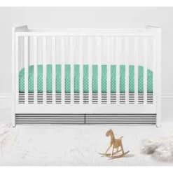 Bacati - Elephants Mint/Yellow/Gray 10 Pc Crib Bedding Set With Long Rail Guard Cover 14 Bacati - Elephants Mint/Yellow/Gray 10 Pc Crib Bedding Set With Long Rail Guard Cover -Delta Children Sales Store GUEST cb618d56 f579 4938 9292 be51b40d740e