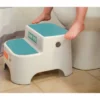 Prince Lionheart Uppy2 Step Stool For Kids' Potty Training And Bathroom - Glacier