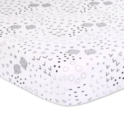 The Peanutshell Preston Baby Crib Bedding Set - Black/White - 3pc -Delta Children Sales Store GUEST d86f6fed ca05 4451 aa05 ebad2fe956cd