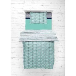 Bacati - Noah Mint Navy 4 Pc Toddler Bedding Set -Delta Children Sales Store GUEST da7c0289 5caf 4a95 9a73 9faf9401f7a5