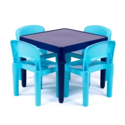 5pc Kids' Lightweight Plastic Table And Chair Set - Humble Crew -Delta Children Sales Store GUEST dbae6a8a ba28 4e2a b76d 0155bc54217a