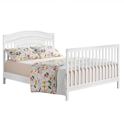 Oxford Baby Briella 4-in-1 Convertible Crib - White 3 Oxford Baby Briella 4-in-1 Convertible Crib - White - Image 3