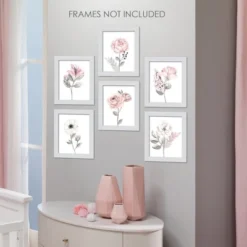 Lambs & Ivy Watercolor Floral Unframed Nursery Child Wall Art 6pc - Pink/Gray 6 Lambs & Ivy Watercolor Floral Unframed Nursery Child Wall Art 6pc - Pink/Gray -Delta Children Sales Store GUEST e302aa7a 9c56 4ea8 a665 faeb1cef1396