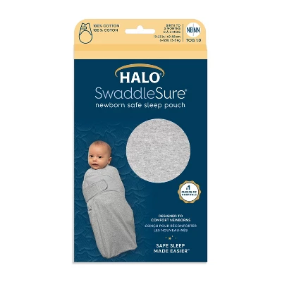 HALO Innovations Swaddlesure 100% Cotton Baby Wrap - NB 2 HALO Innovations Swaddlesure 100% Cotton Baby Wrap - NB - Image 2