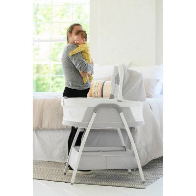 TruBliss Journey 2-in-1 Bassinet - Light Gray 7 TruBliss Journey 2-in-1 Bassinet - Light Gray - Image 7