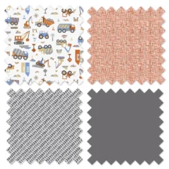 Bacati - Construction Yellow Orange Blue Gray 3 Pc Crib Bedding Set -Delta Children Sales Store GUEST e5a02852 e5d0 4eea b223 449978ad9c29