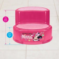 Disney Minnie Mouse 2-Tier Step Stool -Delta Children Sales Store GUEST e62a9a6a 53df 4c57 b222 90d61a55fd63