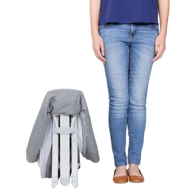 Baby Trend Quick-Fold 2-in-1 Rocking Portable Bassinet - Shadow Stone Gray 6 Baby Trend Quick-Fold 2-in-1 Rocking Portable Bassinet - Shadow Stone Gray - Image 6