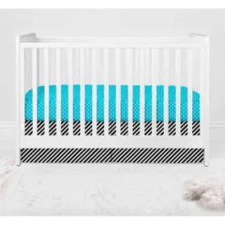Bacati - Love Aztec Print Black Turquoise 10 Pc Crib Bedding Set With Long Rail Guard Cover 16 Bacati - Love Aztec Print Black Turquoise 10 Pc Crib Bedding Set With Long Rail Guard Cover -Delta Children Sales Store GUEST ed0e2871 4931 4987 9b36 b972b429d62e