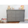Sorelle Princeton Elite 6 Drawer Double Dresser - Weathered Gray