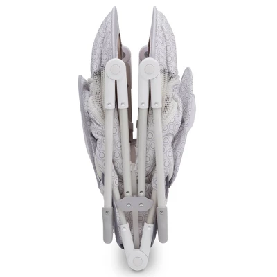 Delta Children EZ Fold Ultra Compact Travel Bassinet - Gray 5 Delta Children EZ Fold Ultra Compact Travel Bassinet - Gray - Image 5