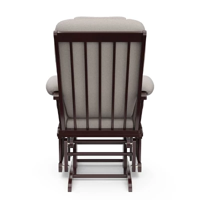 Storkcraft Tuscany Espresso Frame Glider And Ottoman 4 Storkcraft Tuscany Espresso Frame Glider And Ottoman - Image 4