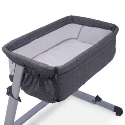 Simmons Kids' Dream Bedside Baby Bassinet Sleeper With Breathable Mesh And Adjustable Heights - Lightweight Portable Crib - Gray -Delta Children Sales Store GUEST f85179a9 19f9 4d76 b7b6 a642575ddddb