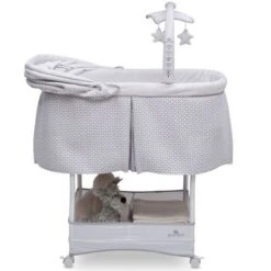 Delta Children Serta IComfort Hands-Free Auto-Glide Bedside Bassinet Portable Crib Features Silent Smooth Gliding Motion That Soothes Baby - Cameron -Delta Children Sales Store GUEST fa1a8014 2ed7 4f9f 9a6e 0460050bec14